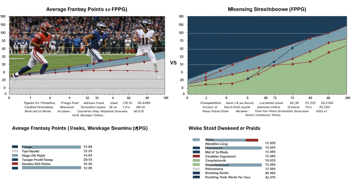 Statistical comparison of elite quarterbacks versus streaming QB performance