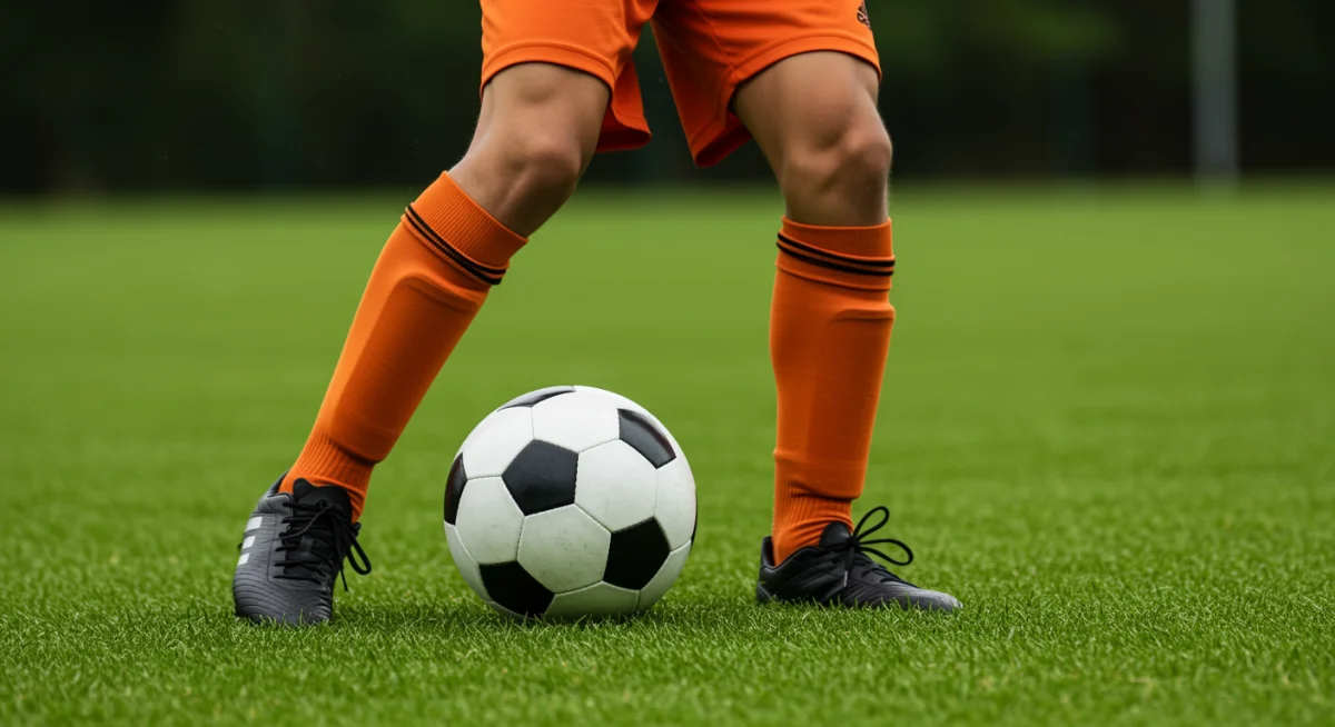 Young forward demonstrating exceptional ball control and dribbling skills