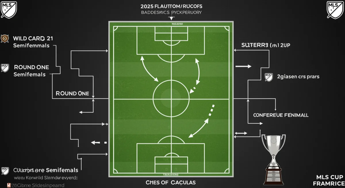 Detailed bracket of 2025 MLS Playoff rounds and progression