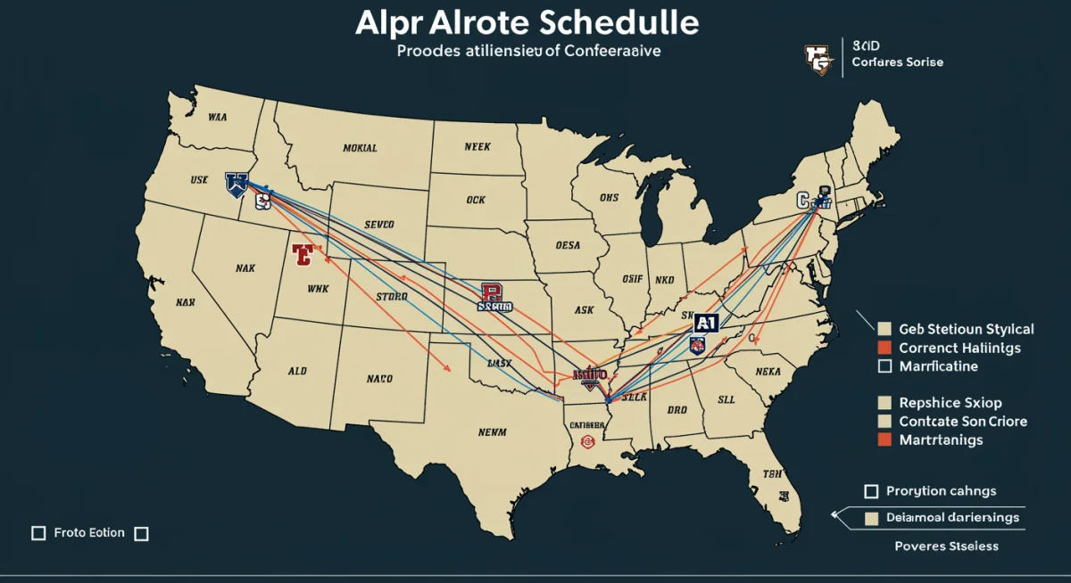 New college football schedules and travel implications from realignment