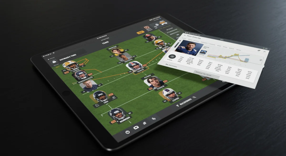 Analyzing player statistics for potential fantasy football trades