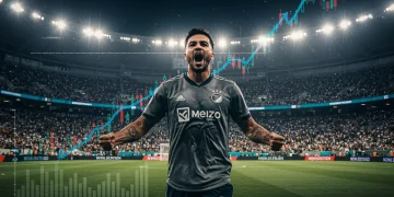 MLS Designated Player Impact on Club Valuations 2026 MLS Designated Player celebrating, symbolizing financial impact on club valuations