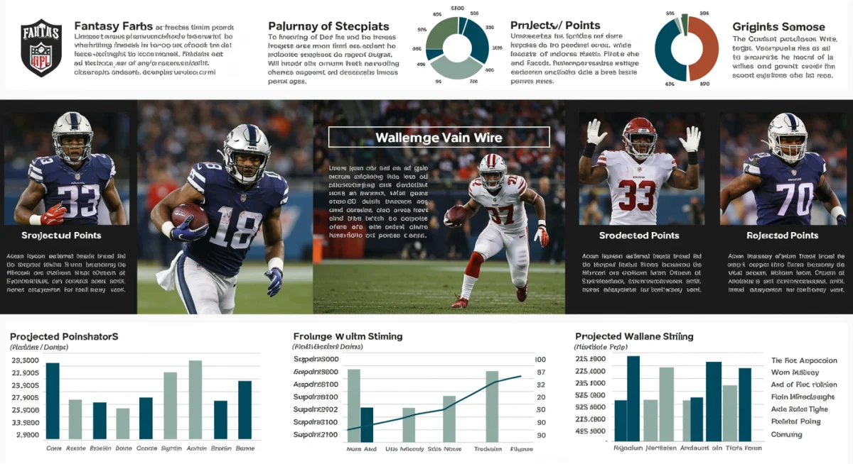 Fantasy Football Statistics Infographic - Waiver Wire Analysis